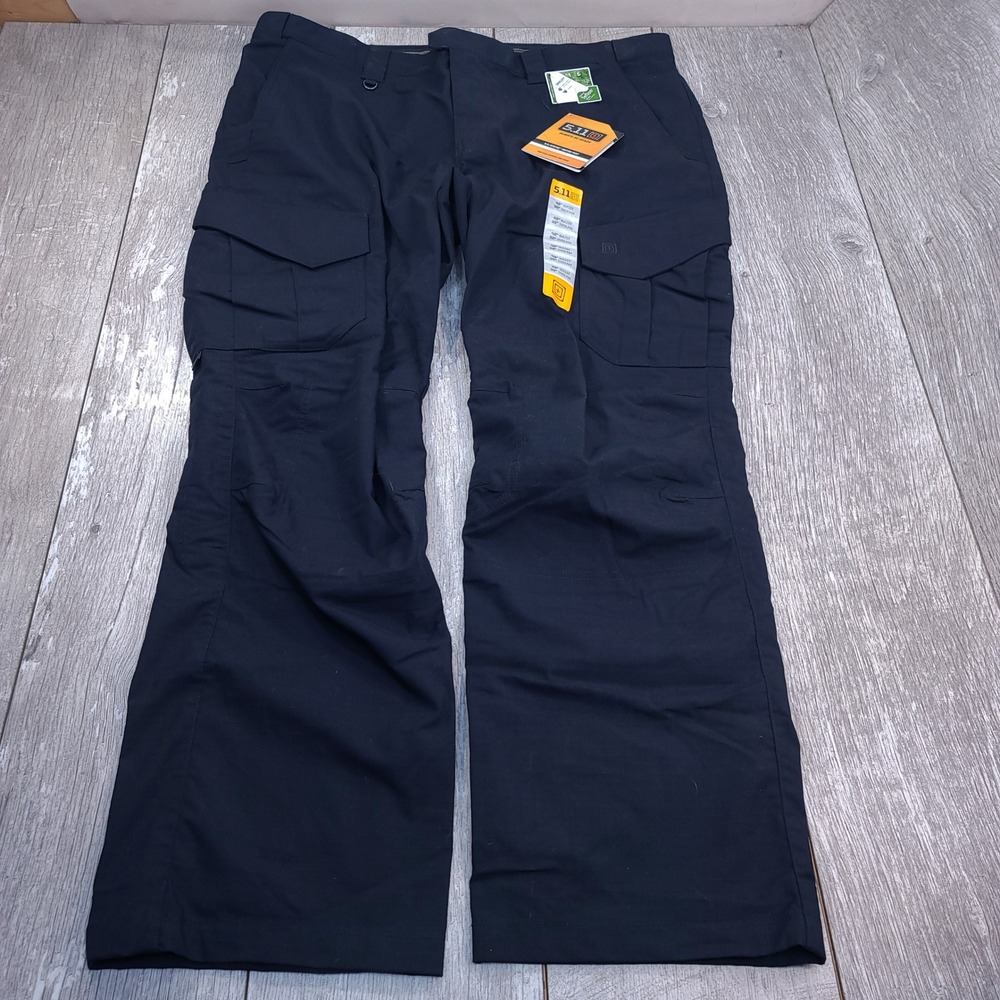 5.11 Stryke Motor Pant Men 42x32 Dark Navy Lined Tactical Cargo Ripstop